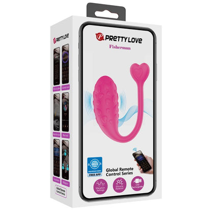 PRETTY LOVE – APP-GESTEUERTES ROSA FISHER VIBRIERENDES EI