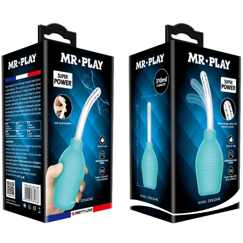 MR PLAY - ANAL BIRNE BLAUE GUMMIDUSCHE