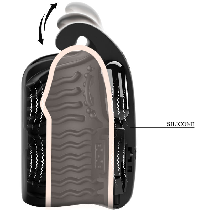 PRETTY LOVE - MANUELLER MASTURBATOR FÜR DEN WIEDERAUFLADBAREN DÜSENVIBRATOR