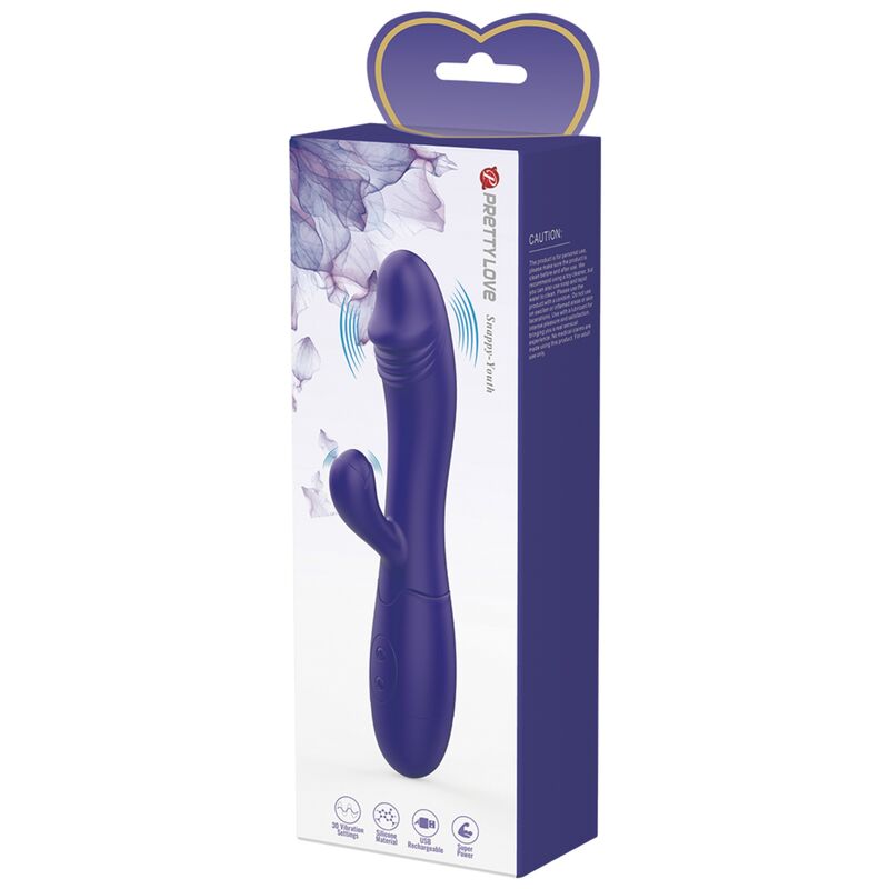 PRETTY LOVE - SNAPPY YOUTH VIBRATOR &amp; G-SPOT STIMULATOR VIOLETT