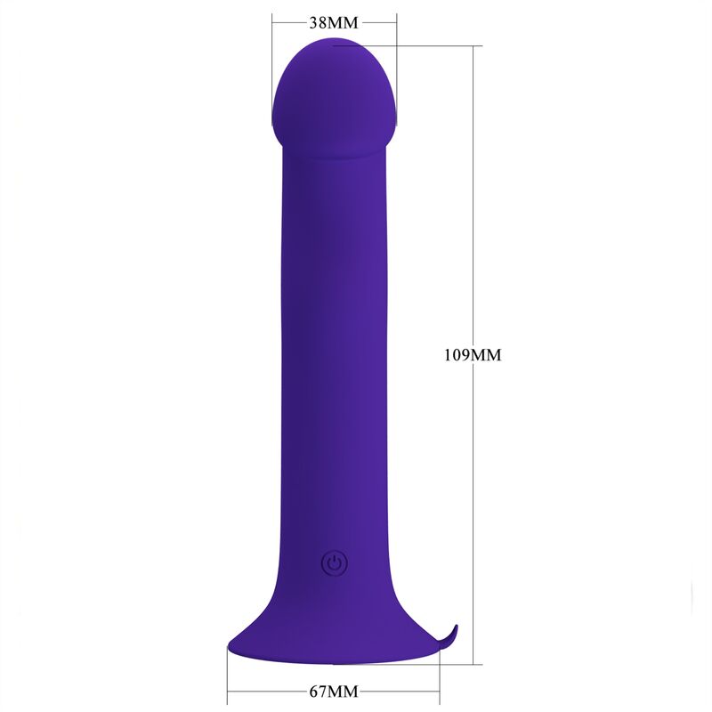 PRETTY LOVE - MURRAY YOUTH VIBRIERENDER DILDO &amp; WIEDERAUFLADBARES VIOLETT