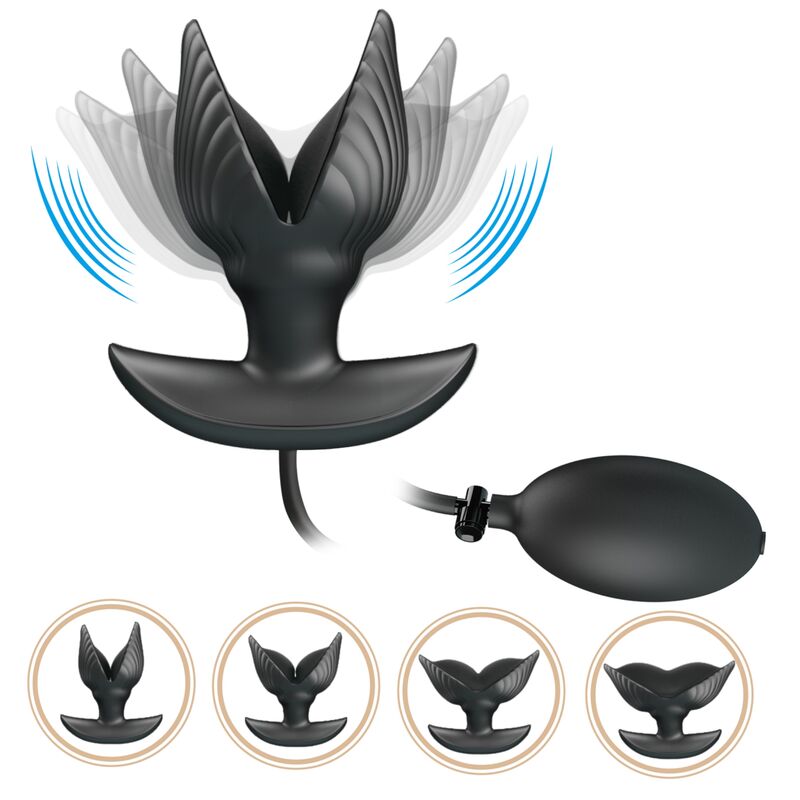 PRETTY LOVE – AUFBLASBARER &amp; WIEDERAUFLADBARER ANALSTECKER