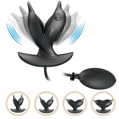 PRETTY LOVE - AUFBLASBARER &amp; WIEDERAUFLADBARER DELFIN-ANALPLUG