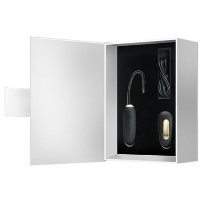 PRETTY LOVE - DOREEN LUXUS WIEDERAUFLADBARES VIBRIERENDES EI SCHWARZ MIT FERNBEDIENUNG