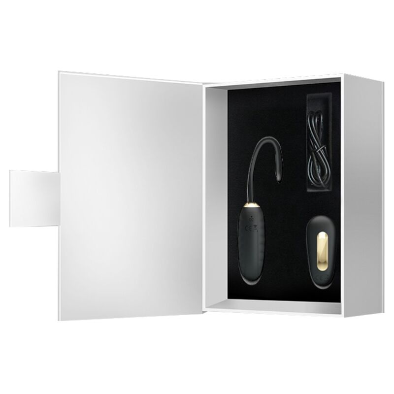 PRETTY LOVE - DOREEN LUXUS WIEDERAUFLADBARES VIBRIERENDES EI SCHWARZ MIT FERNBEDIENUNG