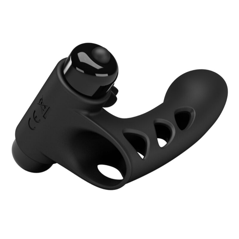 PRETTY LOVE - ORLANDO SCHWARZE VIBRATOR-FINGERABDECKUNG