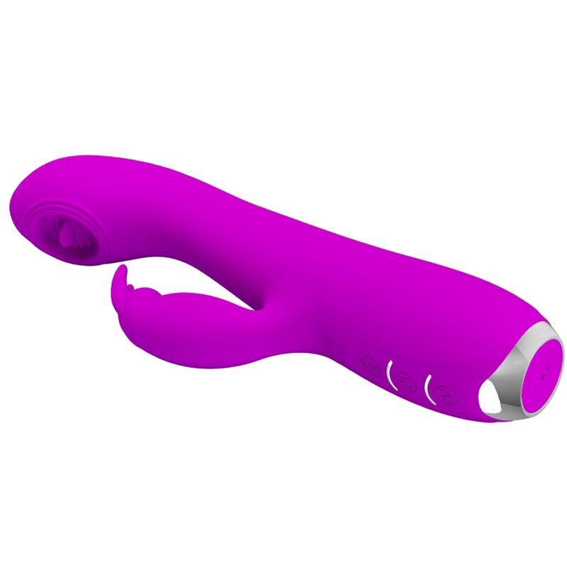 PRETTY LOVE - RACHEL WIEDERAUFLADBARER VIBRATOR MIT LILA SAUGNAPF