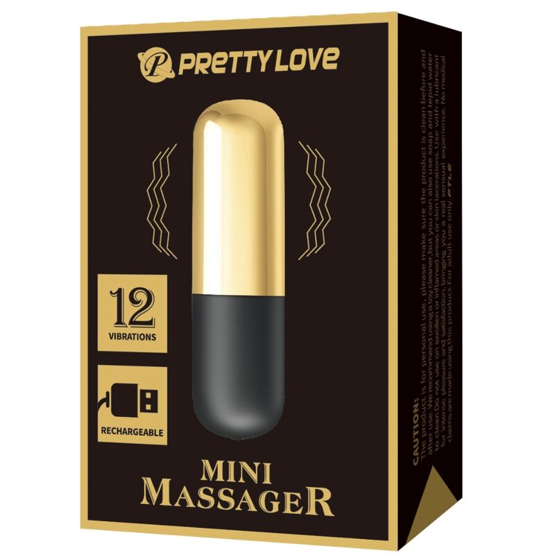 PRETTY LOVE - GOLDENER WIEDERAUFLADBARER BULLET-VIBRATOR