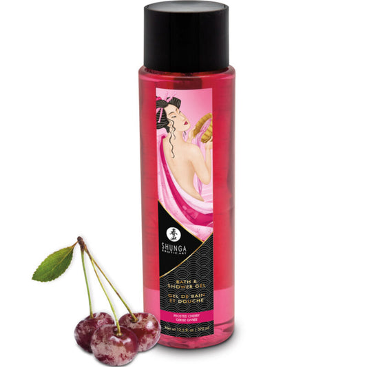 SHUNGA - BADE- &amp; DUSCHGEL FROSTED CHERRY 370 ML