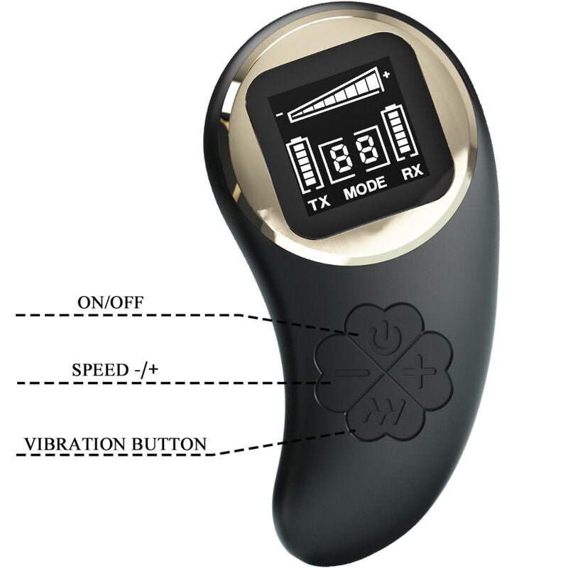 PRETTY LOVE - NATHAN DOPPEL-VERGNÜGEN-VIBRATOR MIT FERNBEDIENUNG