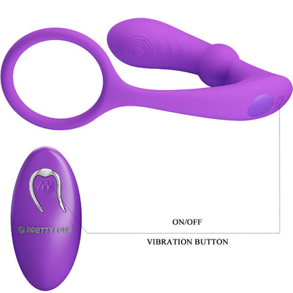 PRETTY LOVE - WARREN VIOLET ANALRING &amp; VIBRATOR