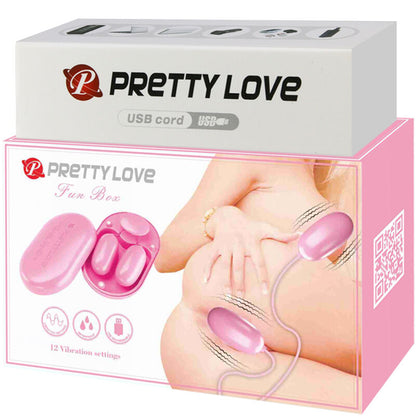 PRETTY LOVE - FUN BOX ROSA VIBRIERENDES BULLET