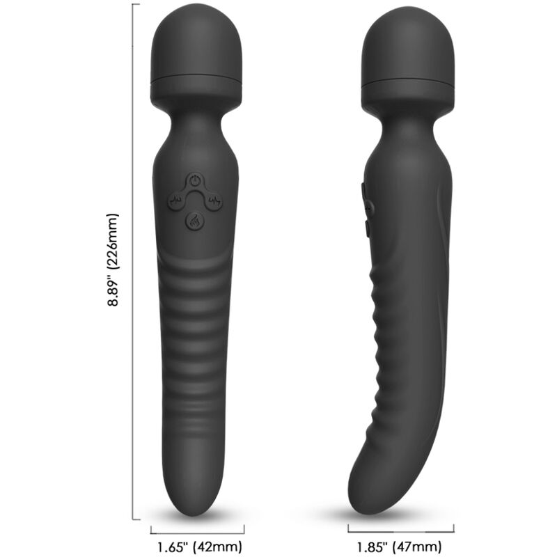 ARMONY - MISSION MASSAGER &amp; VIBRATOR WÄRMEEFFEKT SCHWARZ