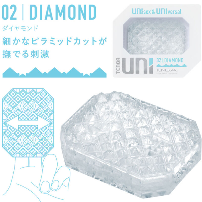 TENGA - UNI DIAMOND MASTURBATOR FINGERHÜLLE