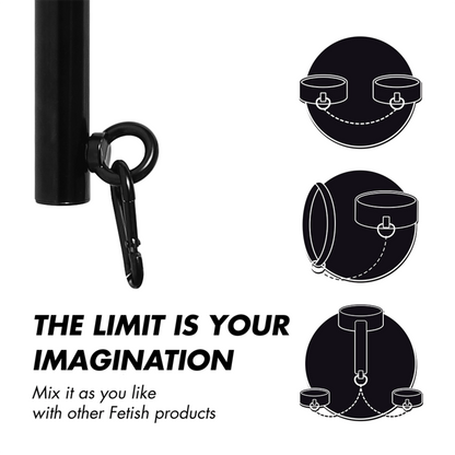 FETISCH DEVOT BONDAGE - VERSTELLBARE TRENNSTANGE 4 STÜCK