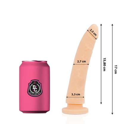 DELTA CLUB - TOYS DILDO AUS NATÜRLICHEM MEDIZINISCHEN SILIKON 17 CM -O- 3 CM