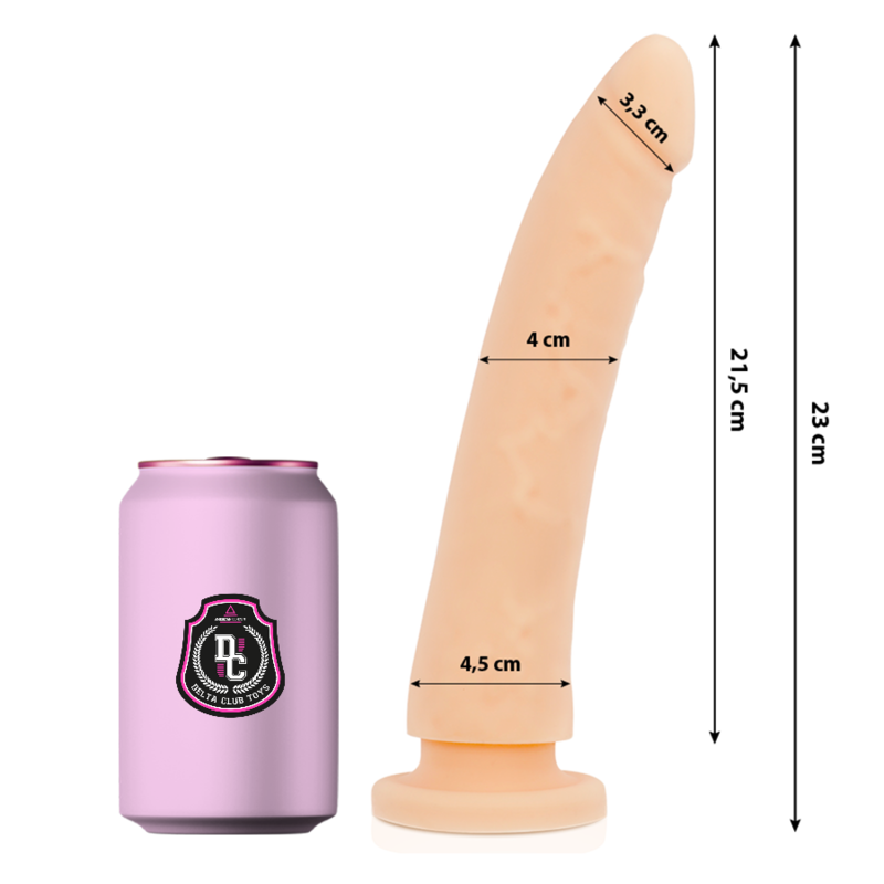 DELTA CLUB - TOYS NATURDILDO MEDIZINISCHES SILIKON 23 CM -O- 4,5 CM