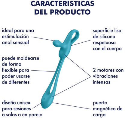 SATISFYER - PLUG &amp; PLAY 1 FLEXIBLER MULTIVIBRATOR