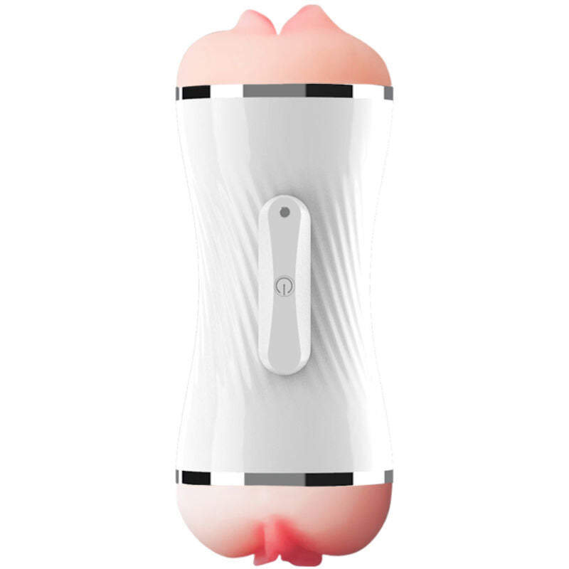 ARMONY - DOPPEL-VAGINA- &amp; MUNDVIBRATOR-MASTURBATOR WEISS