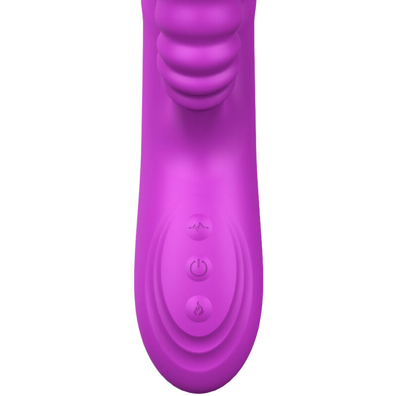 ARMONY - ANGELIA MULTIFUNKTIONSVIBRATOR DOPPELZUNGE VIOLETT WÄRMEEFFEKT