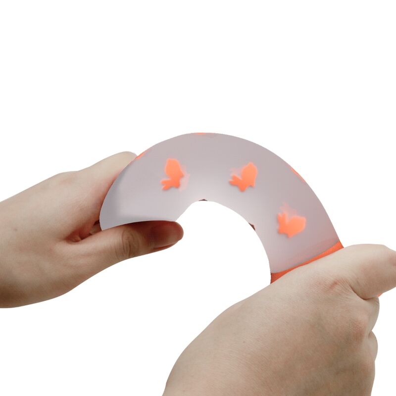 PRETTY LOVE - MAGICAL NIGHTFALL DILDO OHNE VIBRATION LEUCHTENDES ORANGE