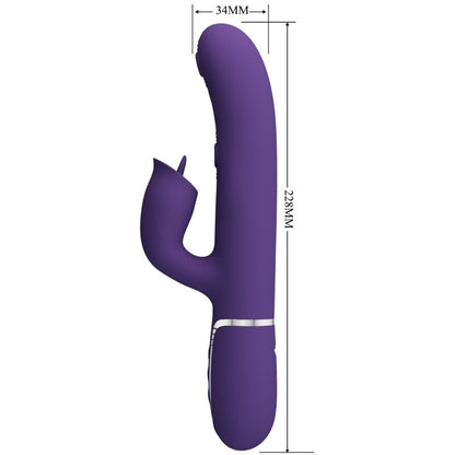 PRETTY LOVE - RABBIT VIBRATOR MIT LECKEN LILA