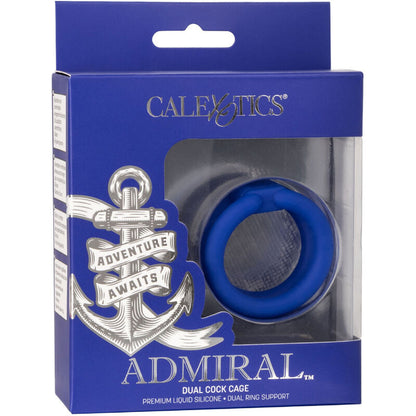 CALEXOTICS - ADMIRAL DOPPELTER COCK CAGE BLAU