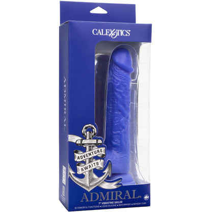 CALEXOTICS - ADMIRAL SAILOR REALISTISCHER DILDOVIBRATOR BLAU