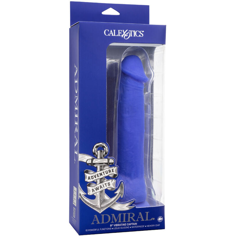 CALEXOTICS - ADMIRAL CAPTAIN REALISTISCHER DILDOVIBRATOR BLAU