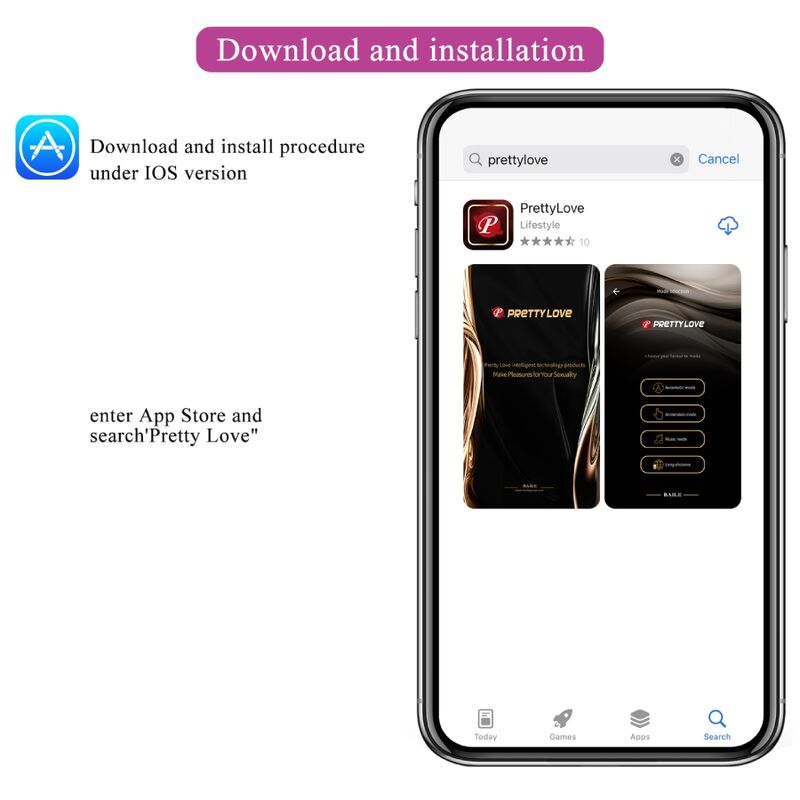 PRETTY LOVE - CATALINA VIBRATOR APP-FERNBEDIENUNG LILA