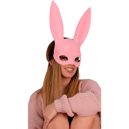 LIVCO CORSETTI FASHION - KOHU RABBIT PINK MJ009 MASKE, EINHEITSGRÖSSE