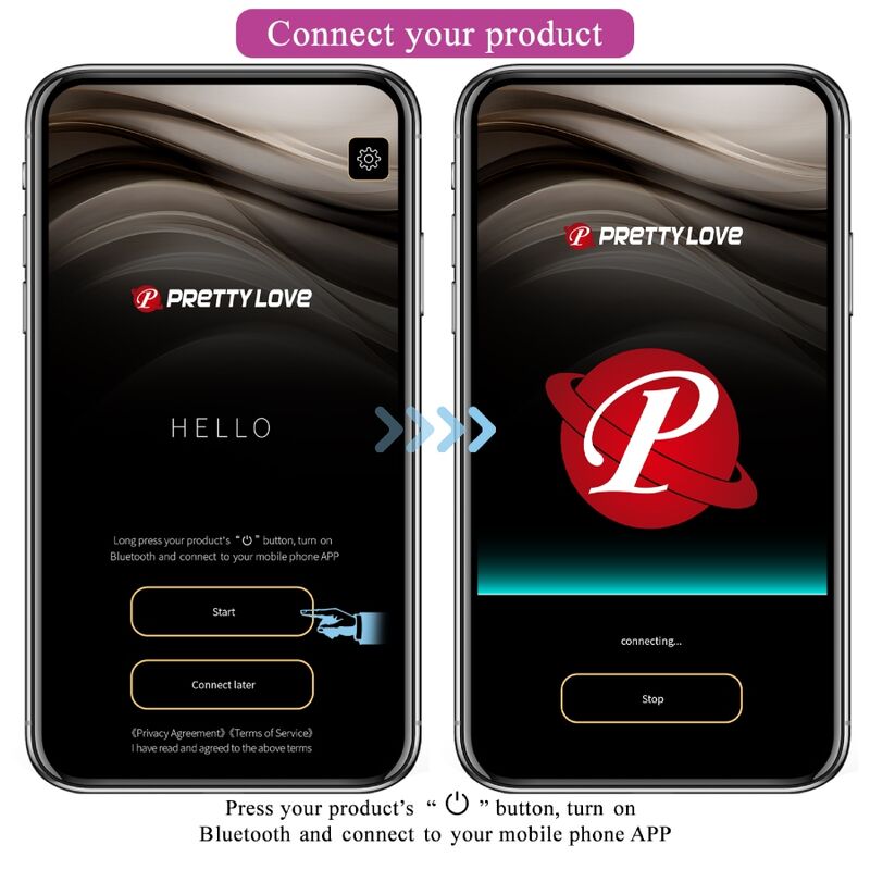 PRETTY LOVE - ELVIRA KEGEL BALLS APP-FERNBEDIENUNG LILA