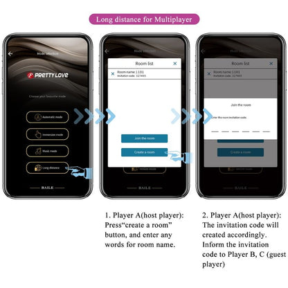 PRETTY LOVE - ELVIRA KEGEL BALLS APP-FERNBEDIENUNG LILA