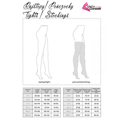 LIVCO CORSETTI FASHION - MONIKONI XG054 STRÜMPFE SCHWARZ EINHEITSGRÖSSE