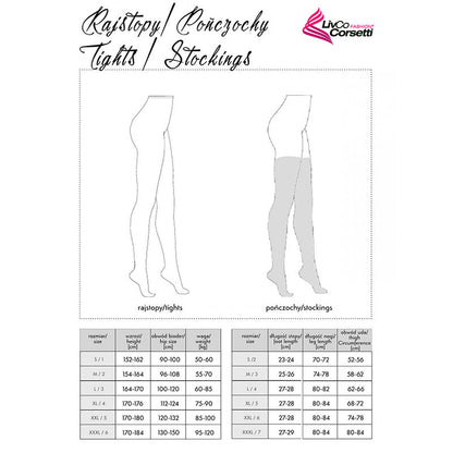 LIVCO CORSETTI FASHION - MORJAMA LC XG019 STRÜMPFE SCHWARZ EINHEITSGRÖSSE