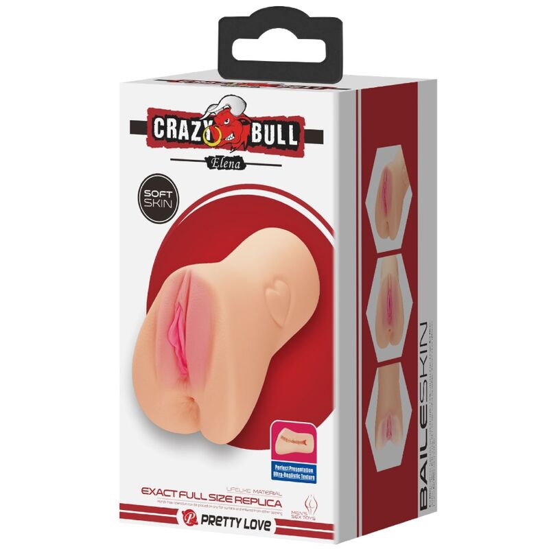 CRAZY BULL - ELENA VAGINA-FÖRMIGER MASTUBADOR