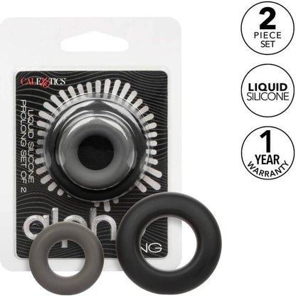 CALEXOTICS - ALPHA PROLONG 2ER-SET RING GRAU