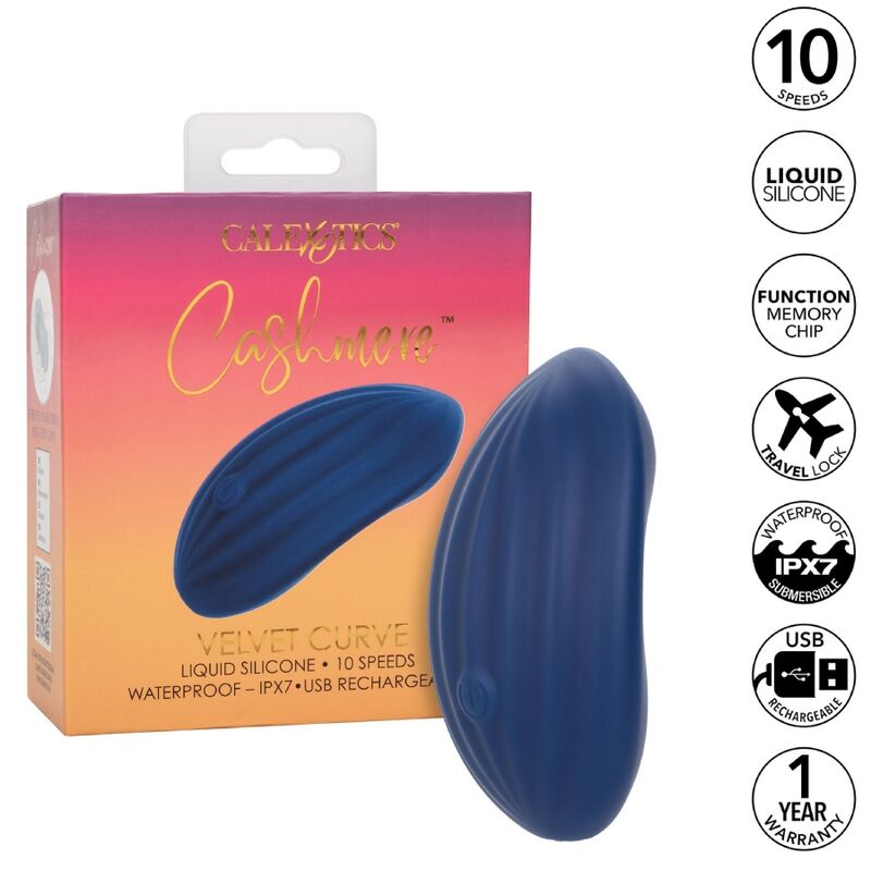CALEXOTICS - KASCHMIR-SAMT-CURVE BLAU