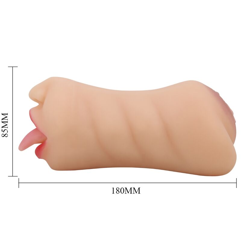 CRAZY BULL - SARAH VAGINA-FÖRMIGER MASTUBADOR MIT DOPPELTEM EINSTIEG