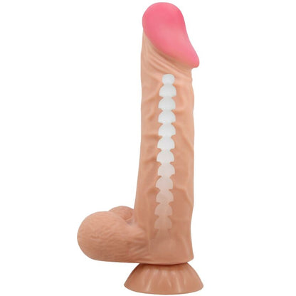 PRETTY LOVE - SLIDING SKIN SERIES REALISTISCHER DILDO MIT GLEITHAUT-SAUGNAPF 24 CM