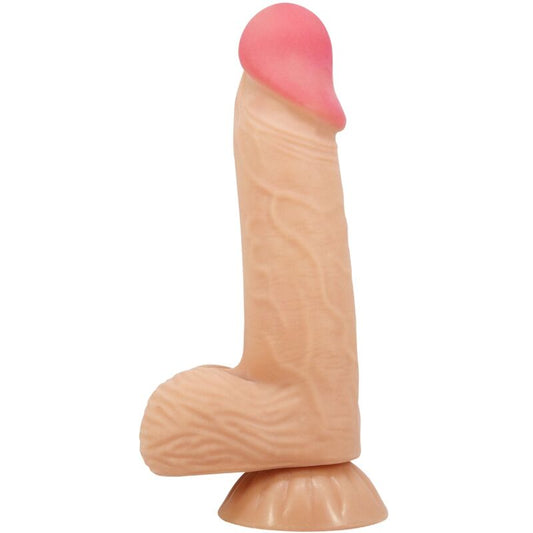 PRETTY LOVE - SLIDING SKIN SERIES REALISTISCHER DILDO MIT GLEITHAUT-SAUGNAPF 20,6 CM