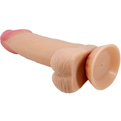 PRETTY LOVE - SLIDING SKIN SERIES REALISTISCHER DILDO MIT GLEITHAUT-SAUGNAPF 19,4 CM