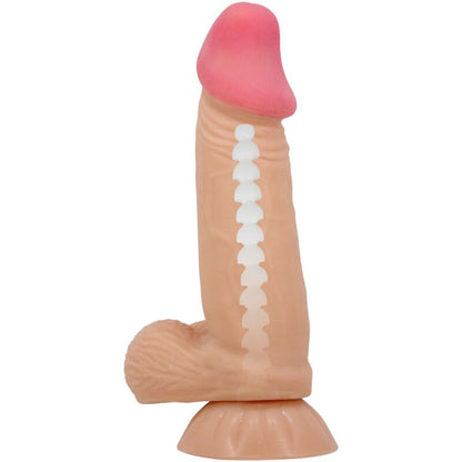 PRETTY LOVE - SLIDING SKIN SERIES REALISTISCHER DILDO MIT GLEITHAUT-SAUGNAPF 19,4 CM