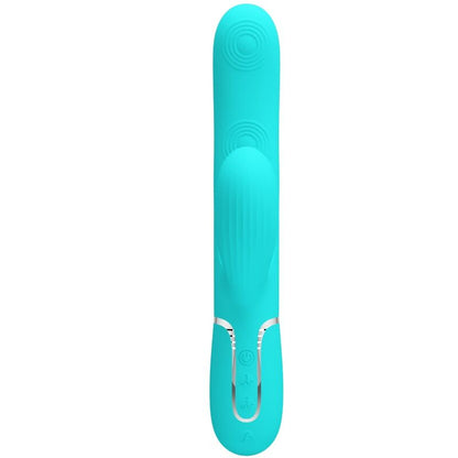PRETTY LOVE - PERLITA MULTIFUNKTIONS-3-IN-1-G-PUNKT-VIBRATOR AQUAGRÜN