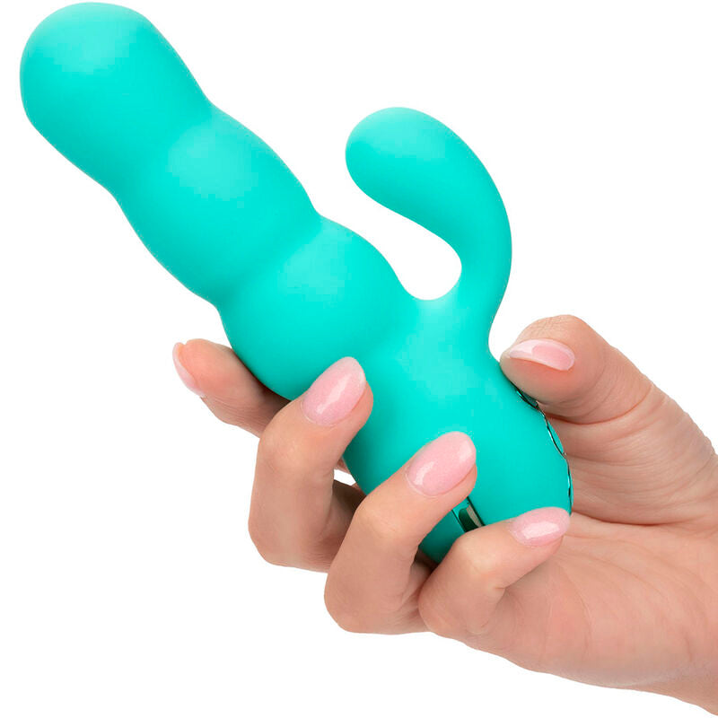 CALEXOTICS – DEL MAR DIVA VIBRATOR RABBIR AQUA GREEN VON CALIFORNIA DREAMING