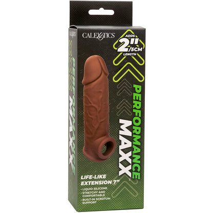 CALEXOTICS - PERFORMANCE MAXX LEBENSECHTE EXTENSION 7 BRAUNE HAUT