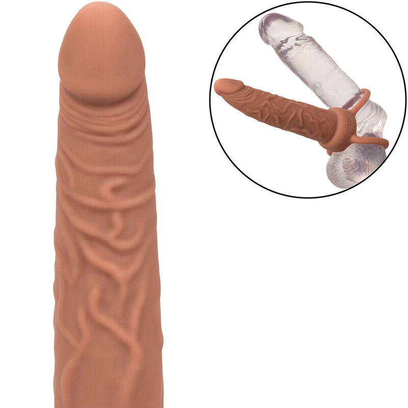 CALEXOTICS - PERFORMANCE MAXX WIEDERAUFLADBARER DUAL PENETRATOR, BRAUNE HAUT