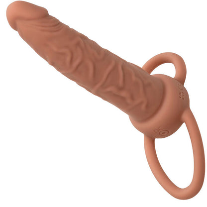 CALEXOTICS - PERFORMANCE MAXX WIEDERAUFLADBARER DUAL PENETRATOR, BRAUNE HAUT