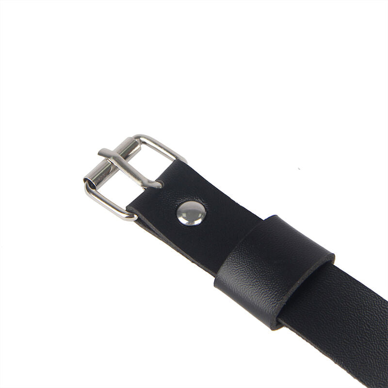 SUBBLIME - LEDERKETTENBEINHARNESS SCHWARZ EINE GRÖSSE