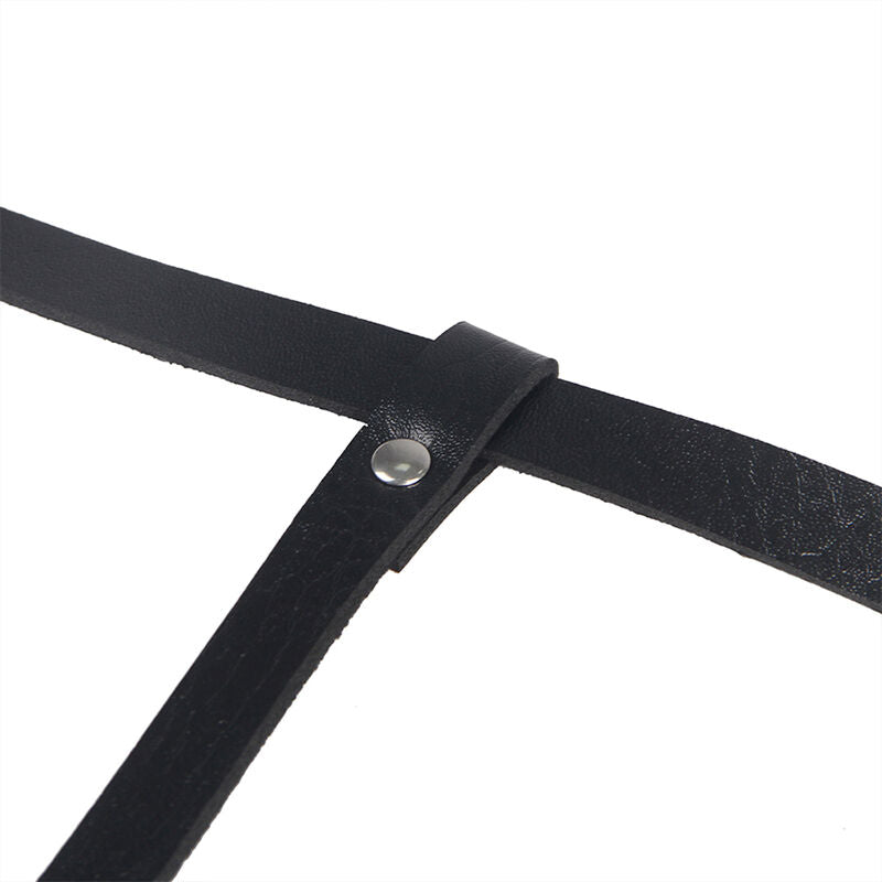 SUBBLIME - LEDER KÖRPERHARNESS SCHWARZ EINE GRÖSSE